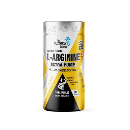 L-Arginine Extra Pump – Muscle Growth & Nitric Oxide Booster